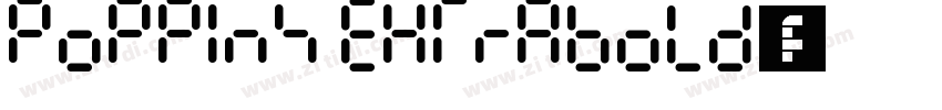 poppins extrabold字体字体转换